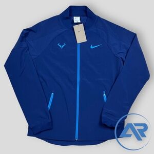 Nike Court Rafa Nadal Full Zip Dri-Fit Tennis Jacket Blue DV2885-492